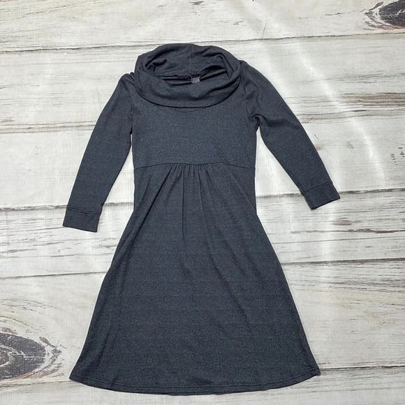 Michael Stars Dress Maternity Cowl Neck Grey Knit Size Small - Picture 7 of 11